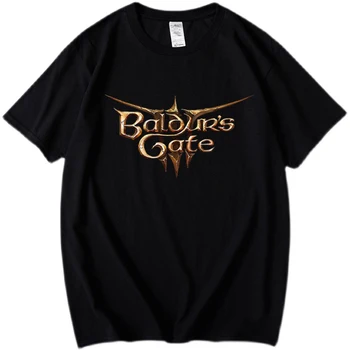 Футболка Baldur'S Gate, игровая одежда для периферийных устройств, хлопковая уличная одежда размера оверсайз S-4XL, повседневный топ с короткими рукавами