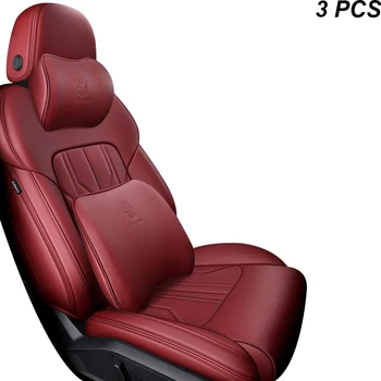 Чехлы для автомобильных сидений Ford Kuga 2013 2014 2015 Автоаксессуары класса Люкс из водонепроницаемой дышащей искусственной кожи