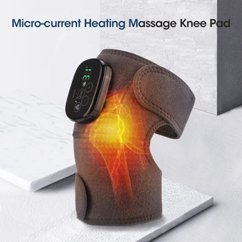Электрический массажер для согревания колена, вибрационный массаж суставов ног, поддержка локтя, плеча, наколенник для физиотерапии при артрите